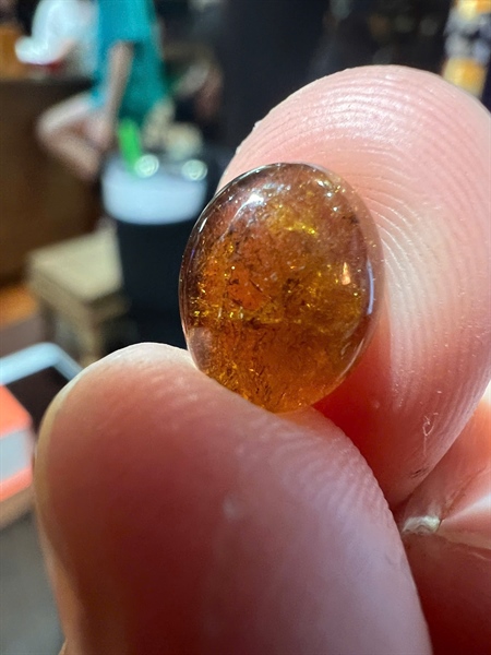 Đá thạch anh vàng mini +