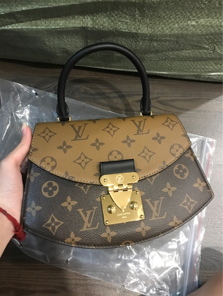 Túi LV hoa nâu