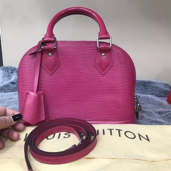 Túi LV Alma vân hồng KG+