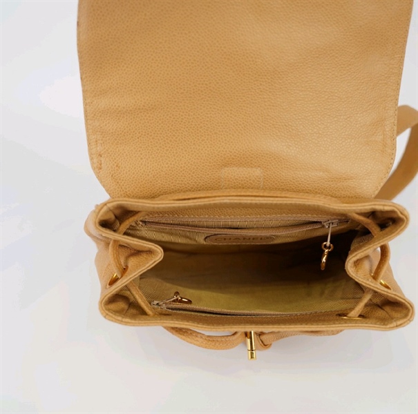 Balo Chanel vàng bò KG+