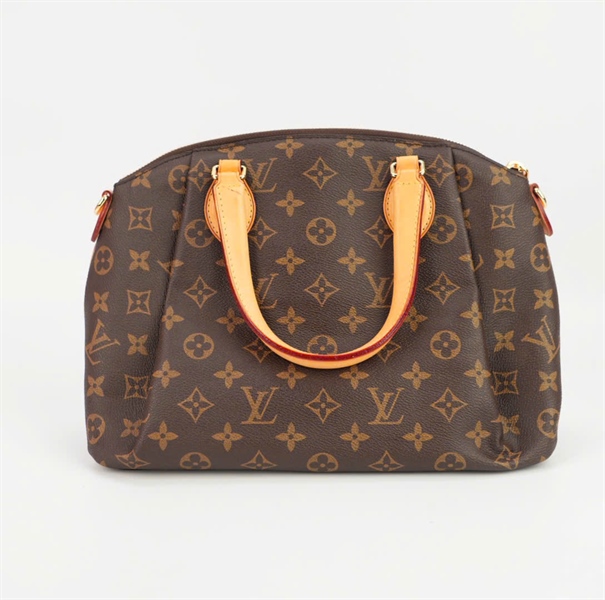 Túi LV hoa nâu quai vàng size 22 ++