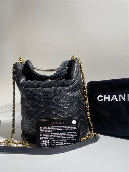 Túi Chanel da rắn KG+