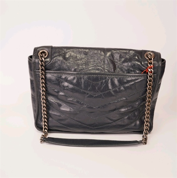 Túi YSL xám da mềm ++