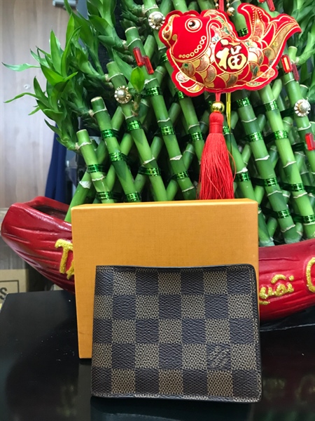 Ví LV Gập 2 Ô Vuông+