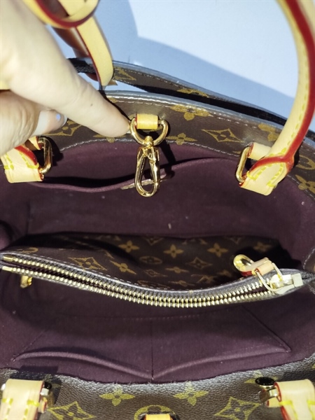 Túi Tote LV Hoa nâu Có ổ chìa+