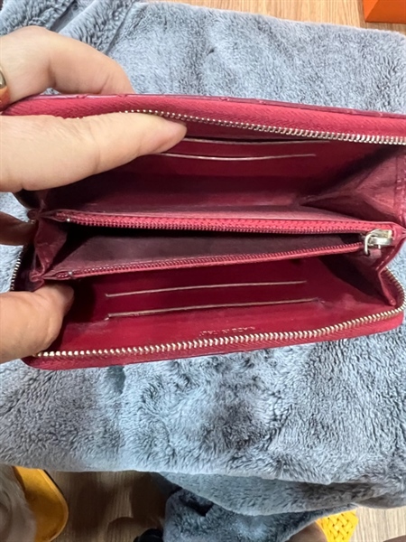 Ví chanel zip đỏ +