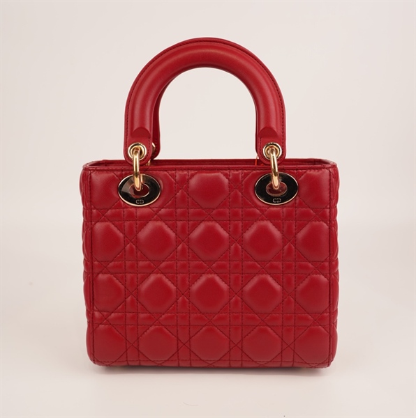 Túi Dior Lady màu đỏ +