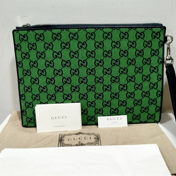 Túi Clutch GG Xanh Lá+