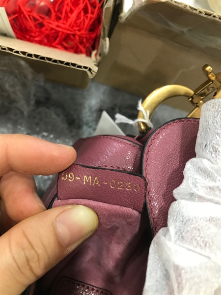 Túi Dior Yên Ngựa Hồng Đậm+