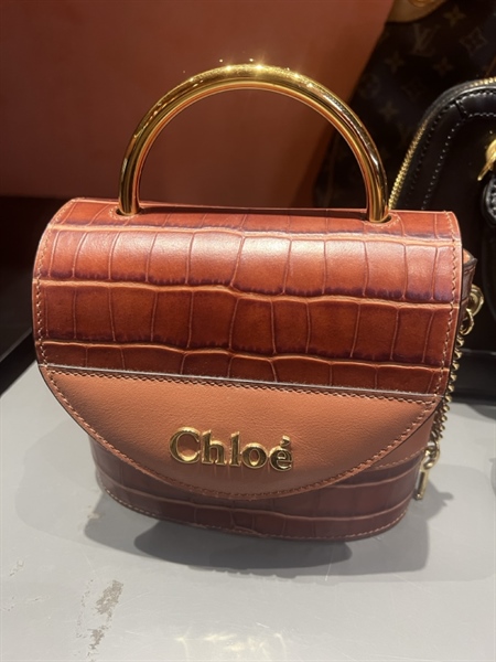 Túi Chloè nâu đỏ +