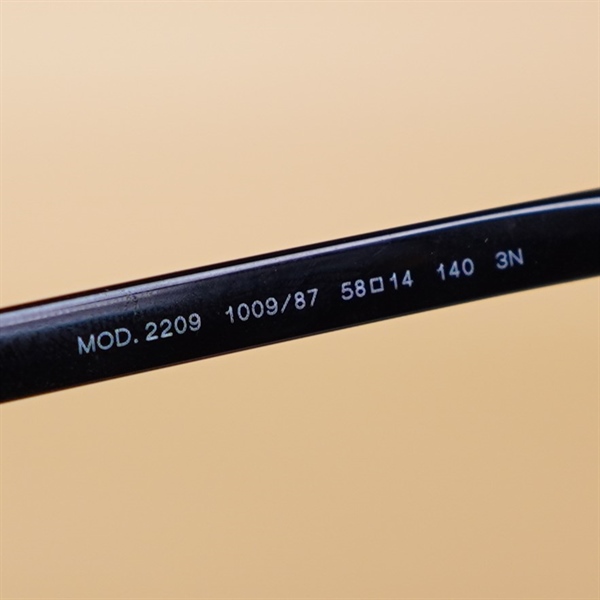 Kính Versace Đen kim loại KG+