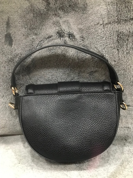 Túi Versace đen dáng bầu +