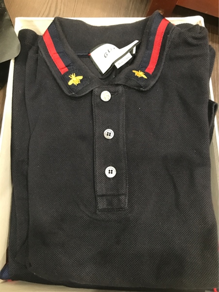 Áo thun polo guccci ong KG+