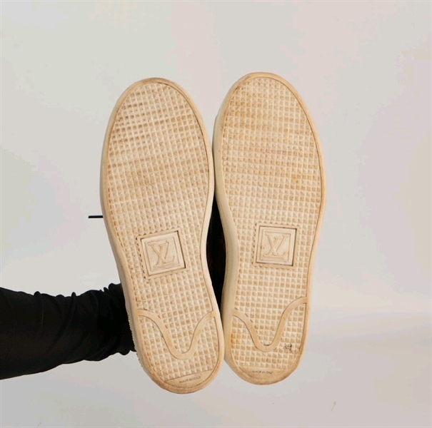 Giày LV hoa nâu KG+