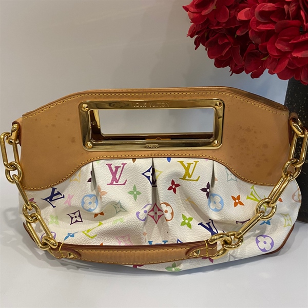 Túi LV trắng hoa tiết +