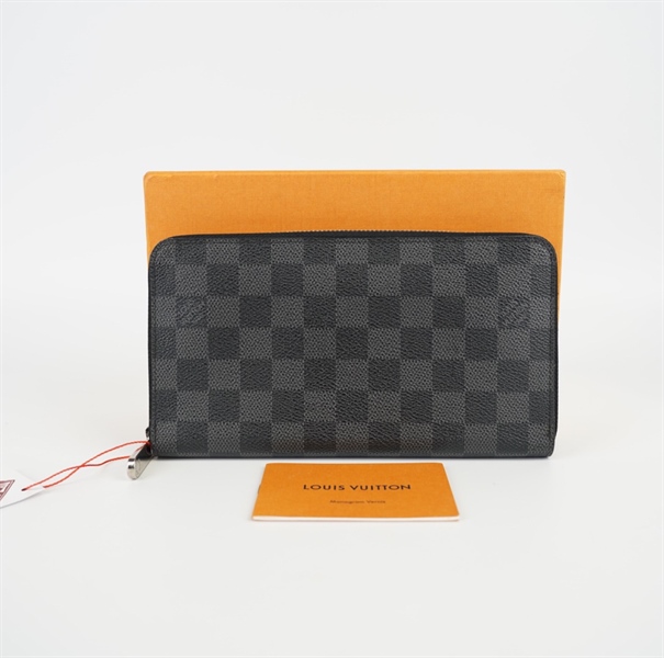 Ví LV ô vuông đen KG+