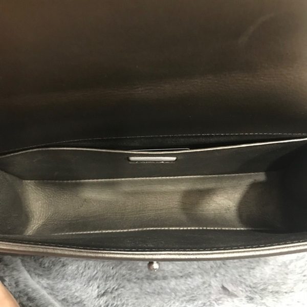 Túi Chanel Boy nâu vảy rắn KG+