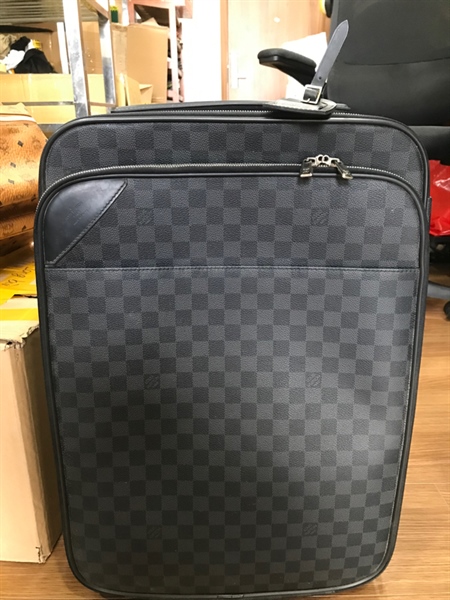 Vali LV Ô Vuông Xanh Đen+