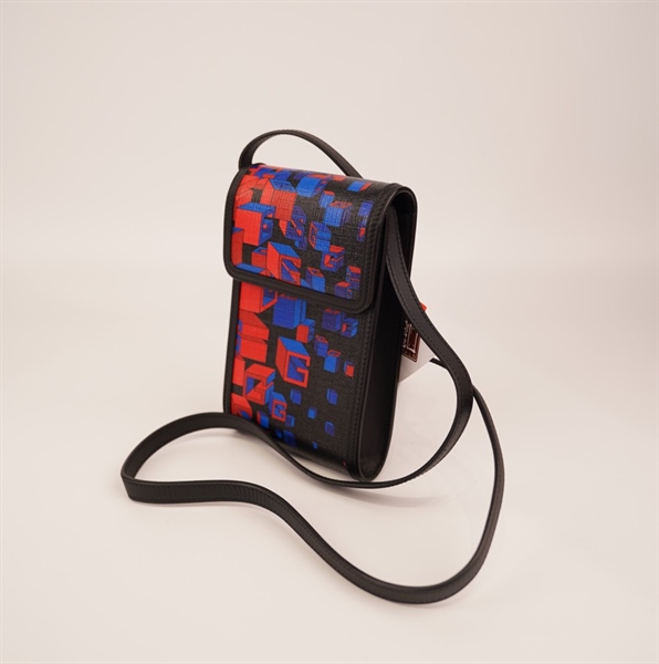 Túi GG đeo chéo họa tiết xanh đỏ KG+
