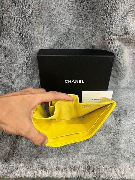 Ví chanel vàng chanh+