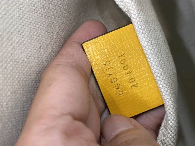 Túi GG Alma cói đan vàng KG+