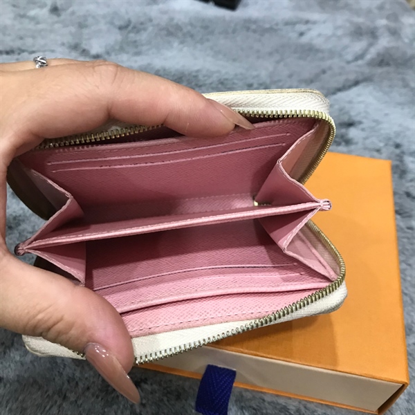 Ví LV ô vuông trắng hình 2 con chim+