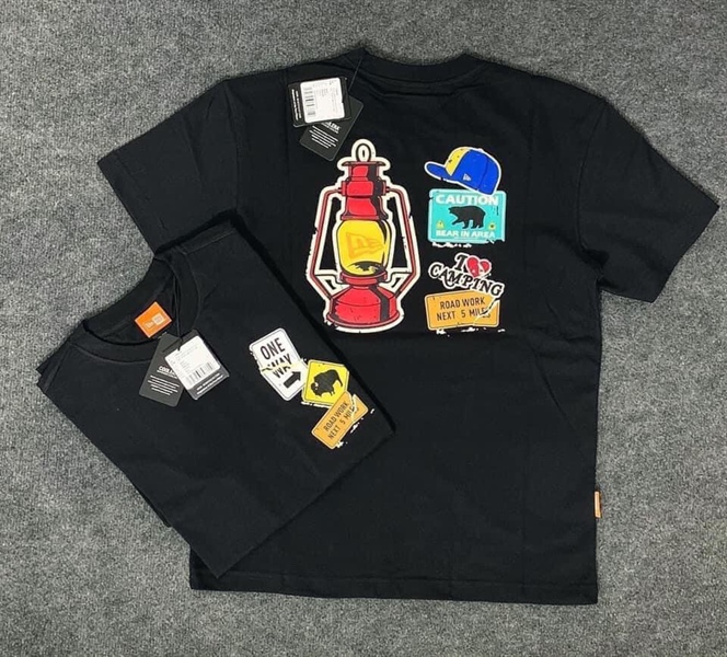 Áo thun Camping đen L KG+