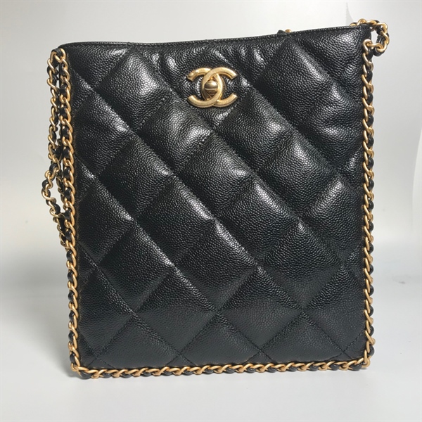 Túi Chanel vuông xích vàng KG+