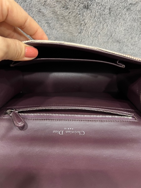 Túi Dior thằn lằn màu nâu +