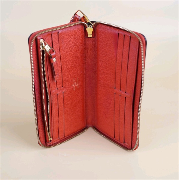 Ví LV hoa màu đỏ +