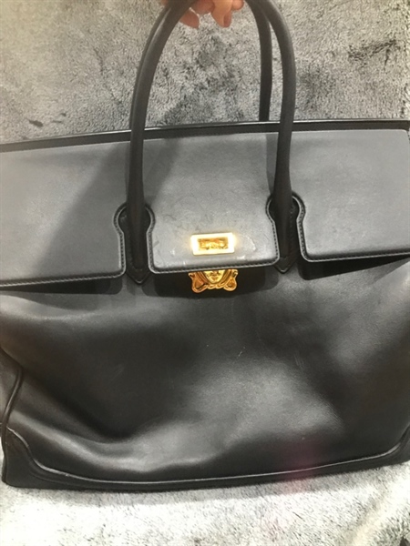 Túi Versace đen lớn +