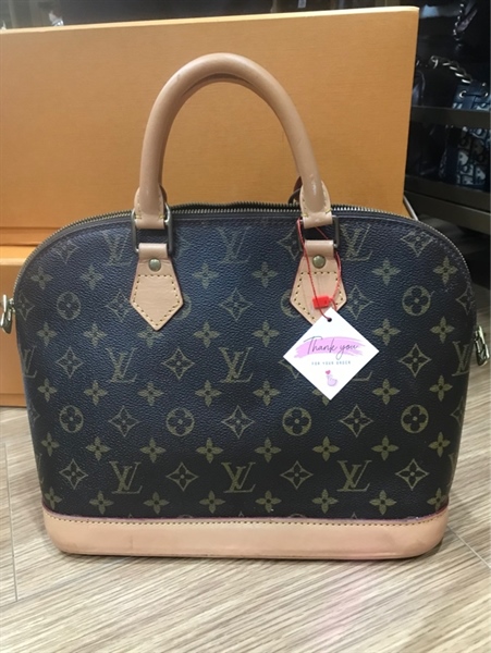 Túi LV Alma hoa nâu size lớn+