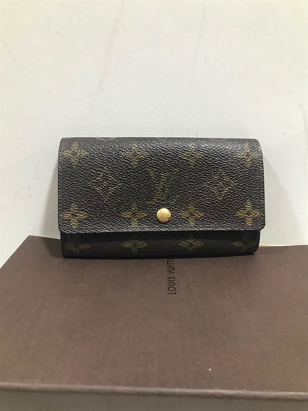 Ví LV 3 Ngăn Hoa Nâu+