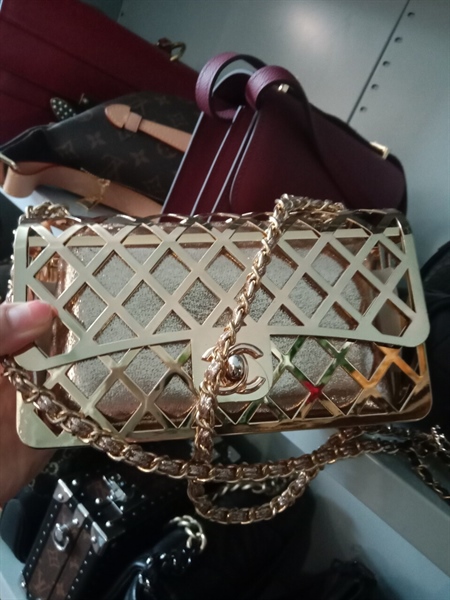 Túi Chanel vàng +