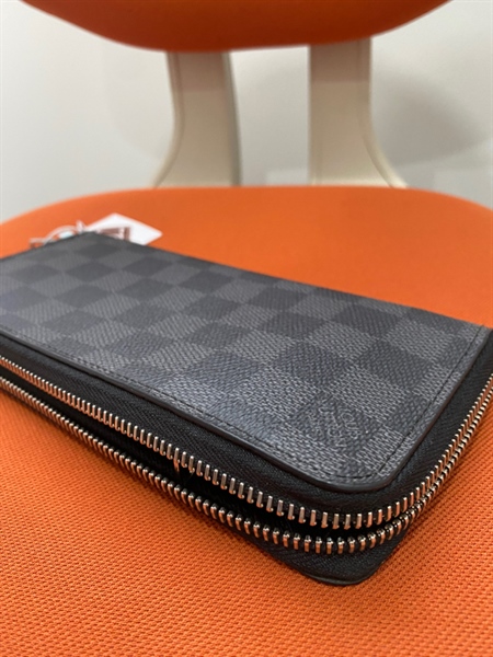 Ví LV Dài Ô Vuông Nâu+