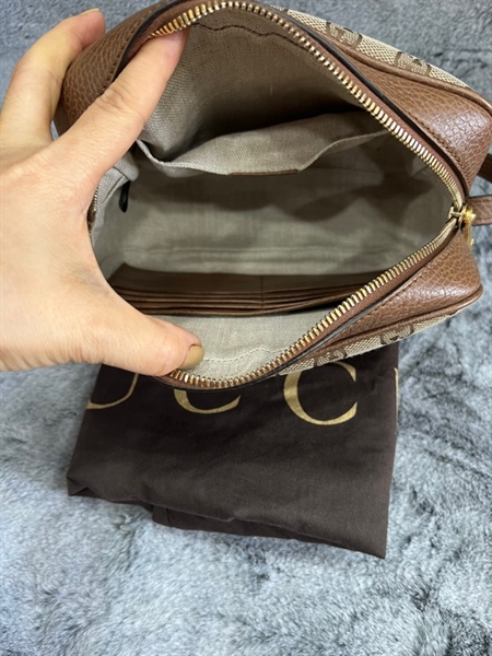 túi GC ĐEO CHÉO hoa nâu+