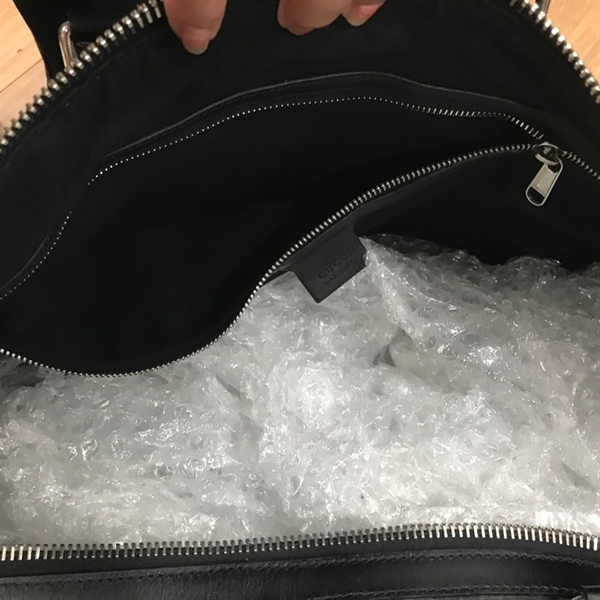 Túi du lịch Gucci màu xanh đen +