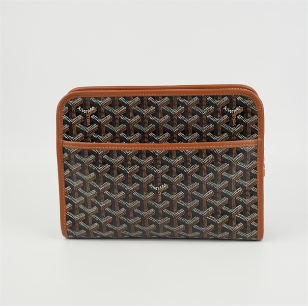 Túi Ego Yard nâu lòng vàng +