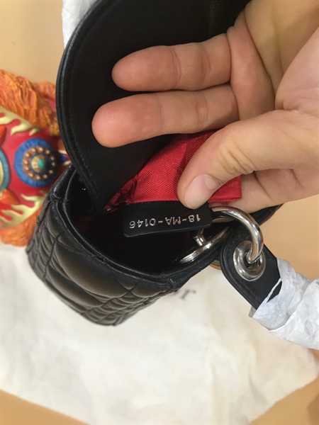 Túi Lady Dior Đen+