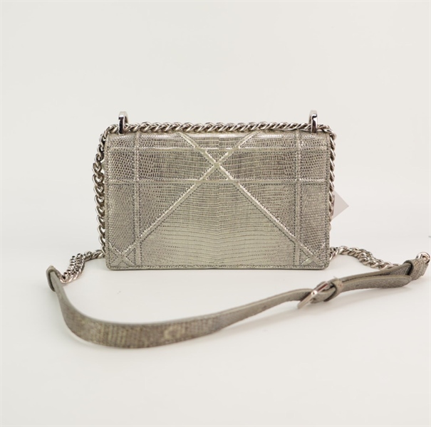 Túi Dior Woc màu bạc size 20 +