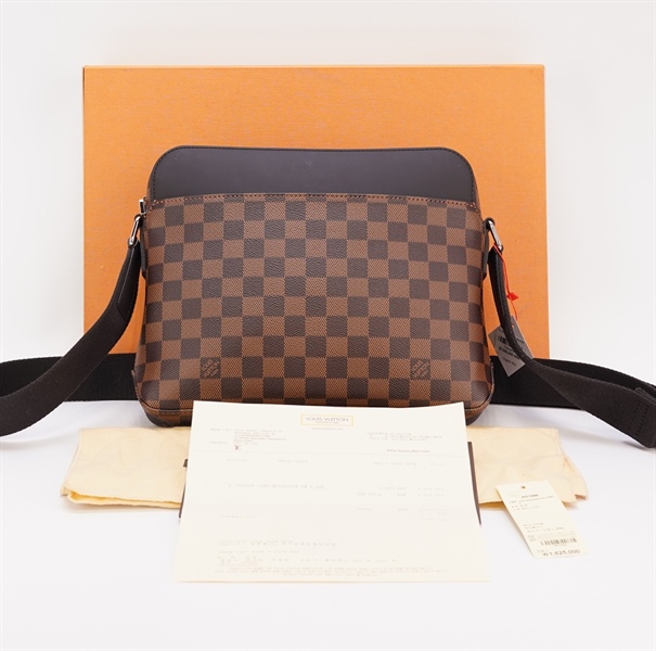 Túi LV Ô vuông Nâu+