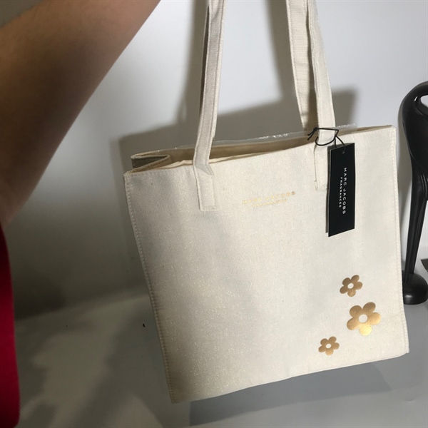 Túi Marc Jacobs hoa trắng F+