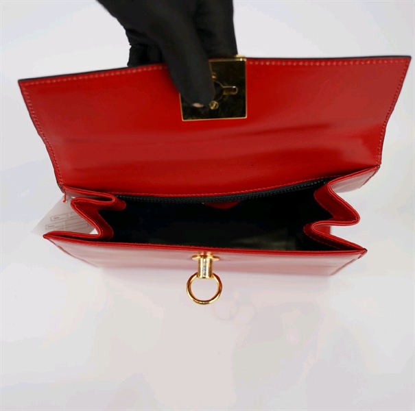 Túi Celine xách tay màu đỏ KG+