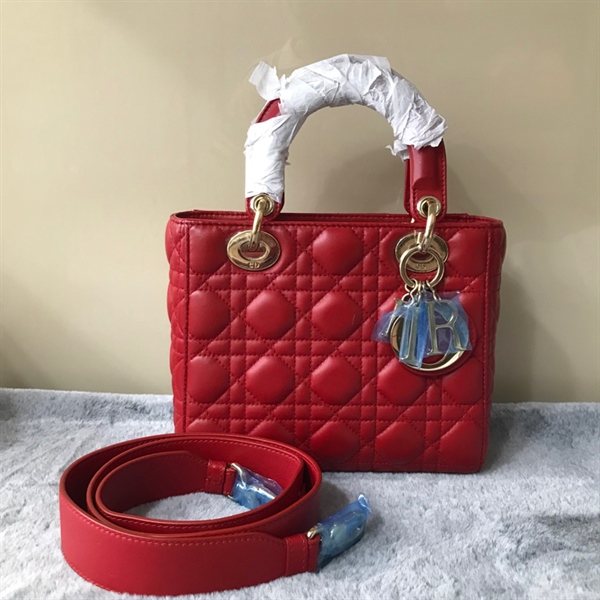 Túi Lady Dior Đỏ+