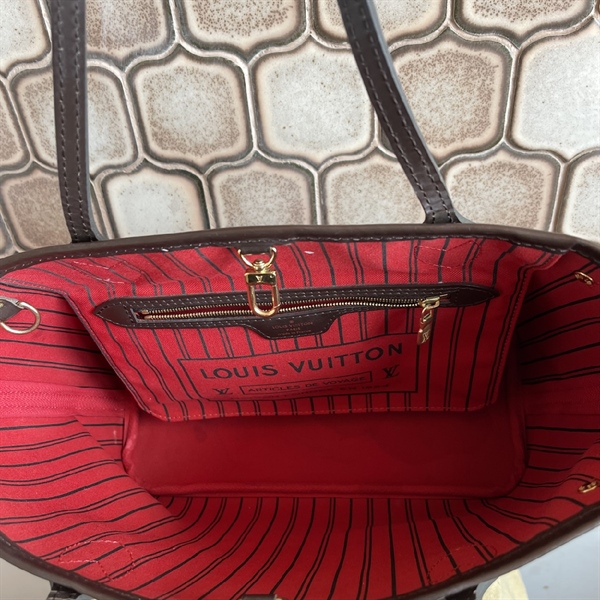 Túi neverfull LV Ô Vuông 35cm Kèm Pound+