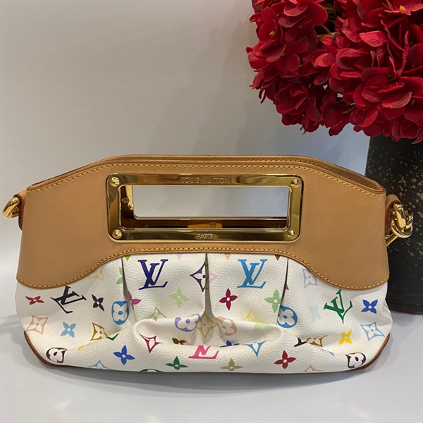 Túi LV trắng hoa tiết +