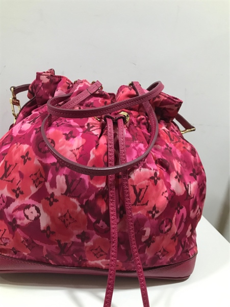 Túi LV Nano nóe Hồng Đậm KG+