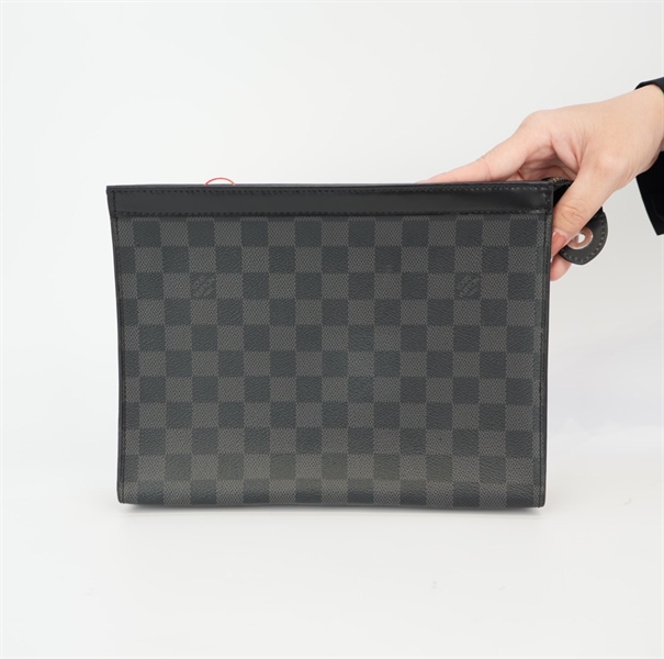 Túi LV ô vuông khoá bạc TB +