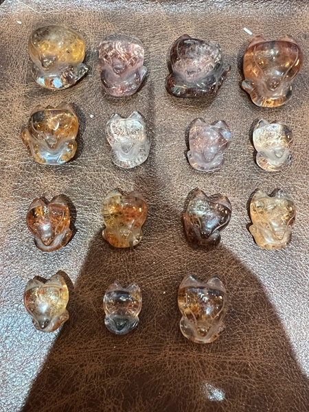 Mặt Hồ Ly thạch anh tóc +