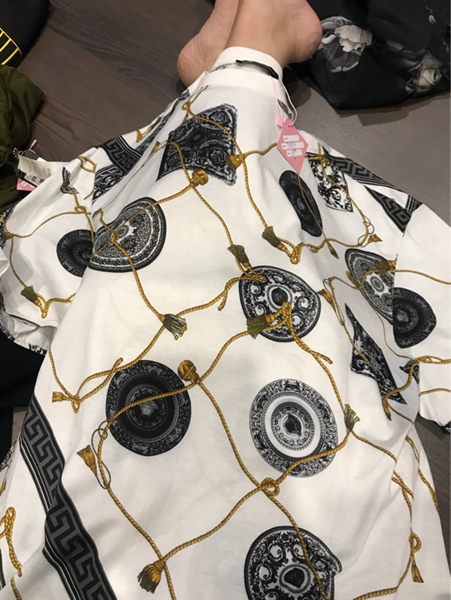 Áo Versace Trắng KG+